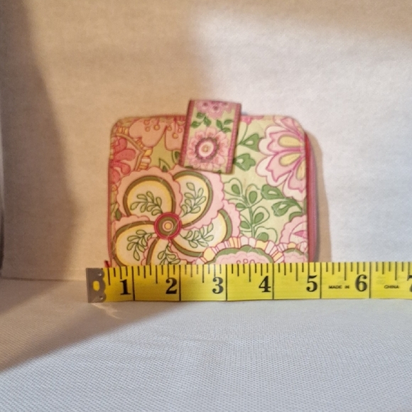 Vera Bradley Floral Pink Wallet - Picture 8 of 9
